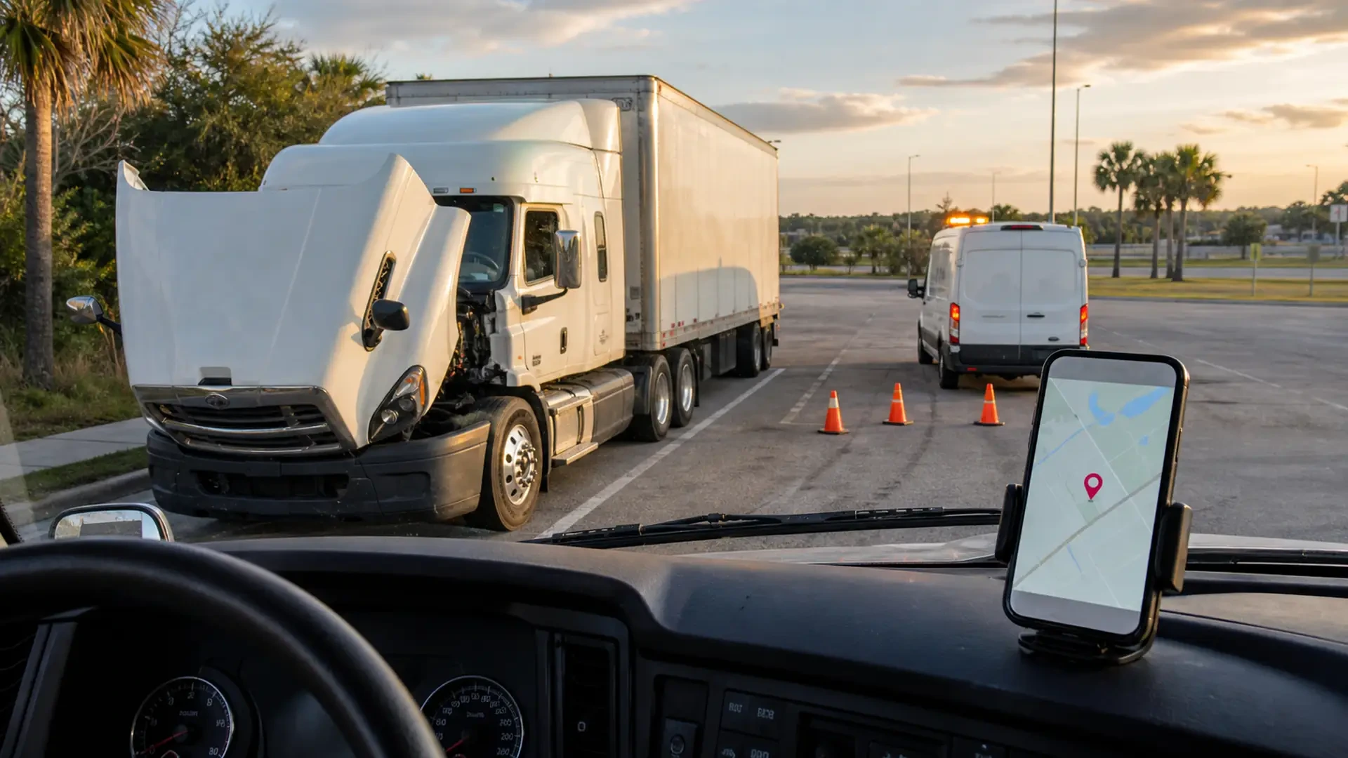What to send when requesting mobile truck repair near Tampa or Lakeland