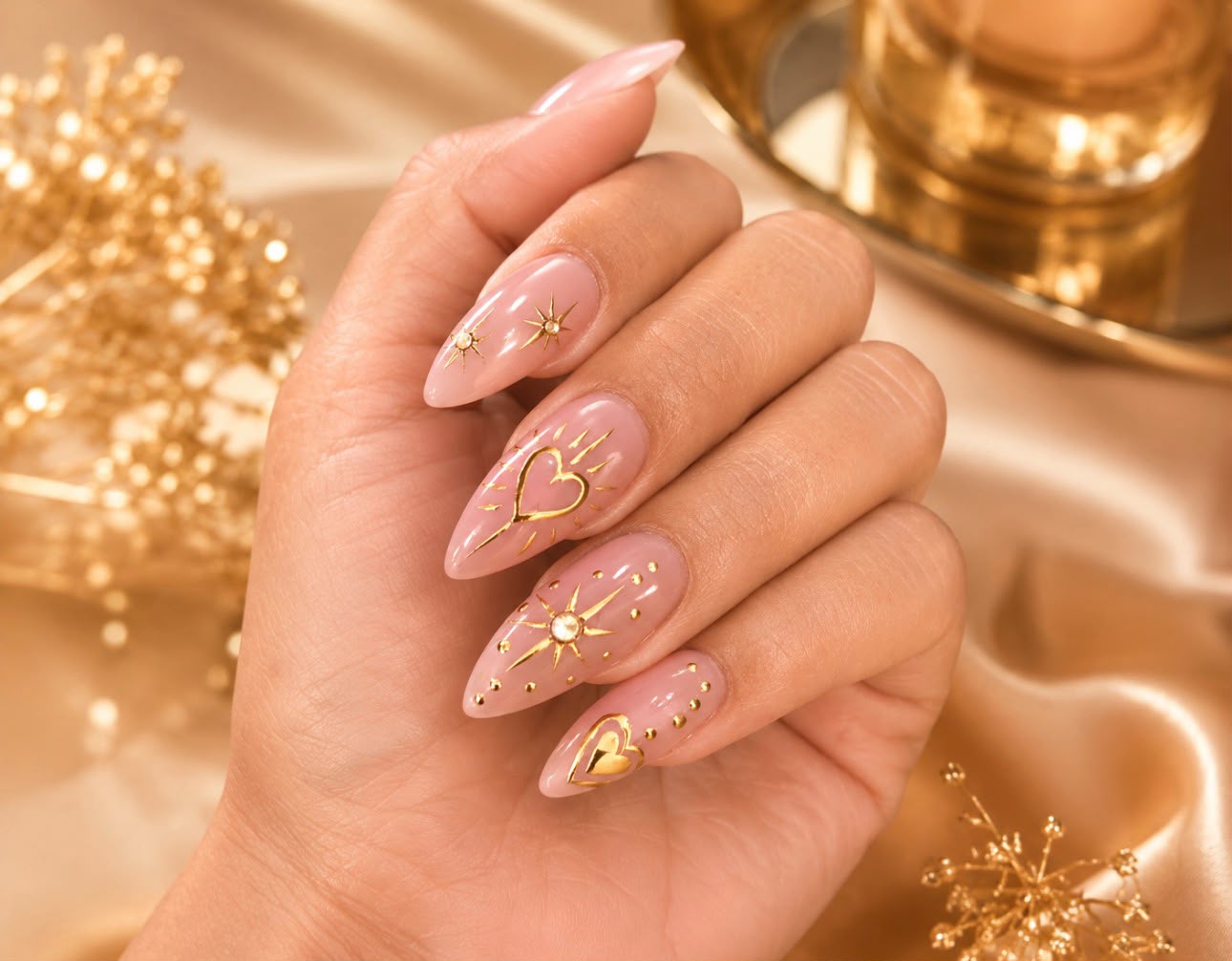Coordinate Nail Accents with Jewelry by Tone and Scale