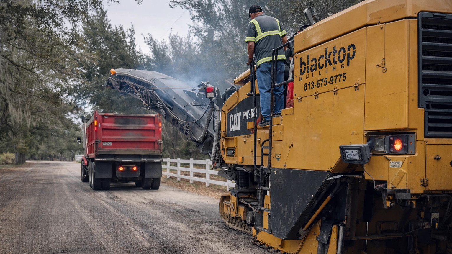 Asphalt Milling in Riverview, FL: Milling Project at Camp Christina