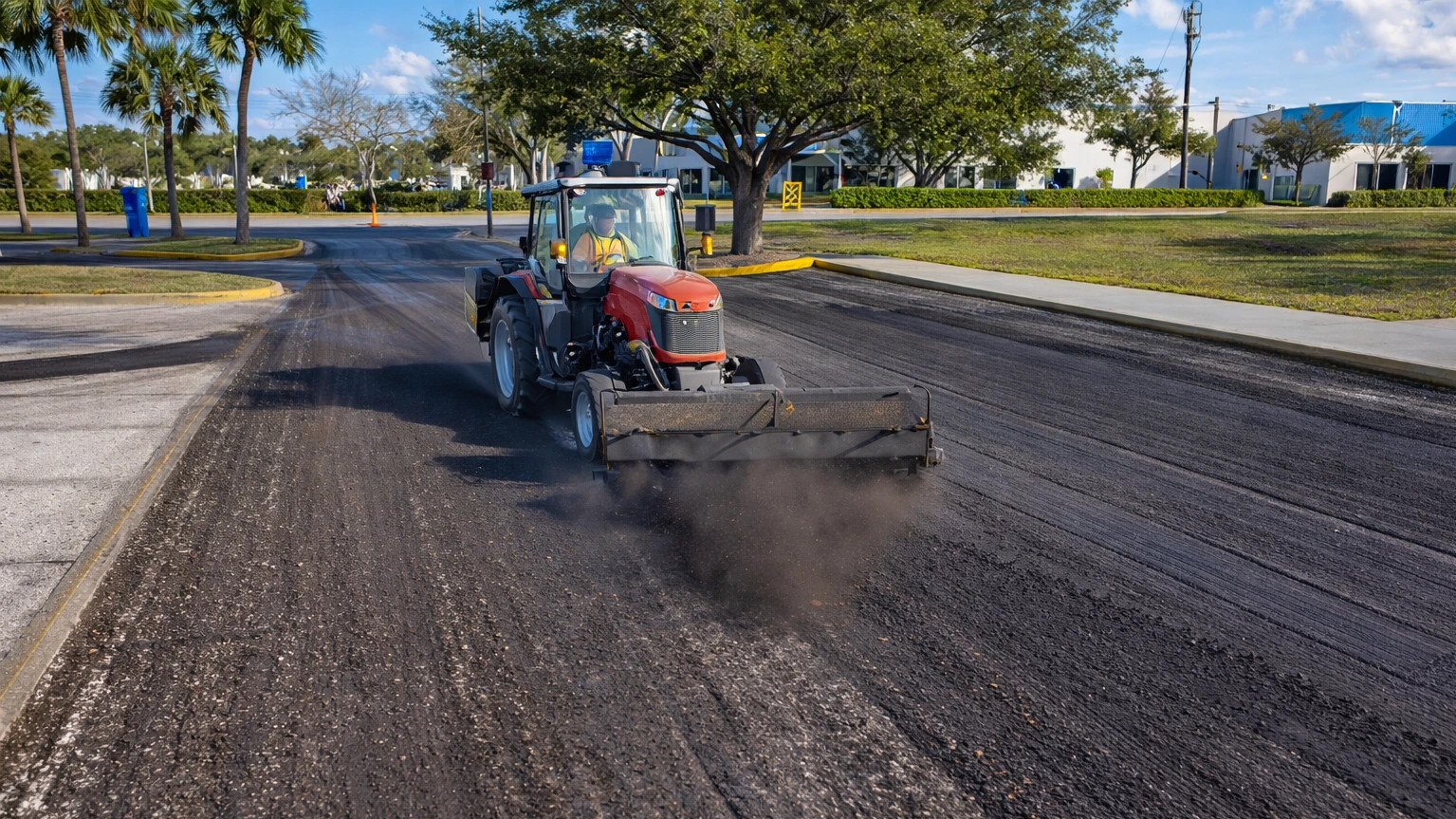 Asphalt Milling in Osprey, FL: 1.5” Milling & Cleanup Project for USPS